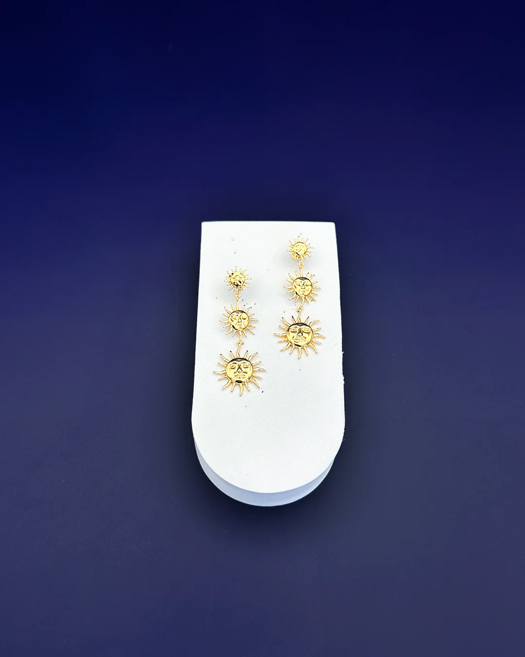 Aretes Sol Colgante Waterproof